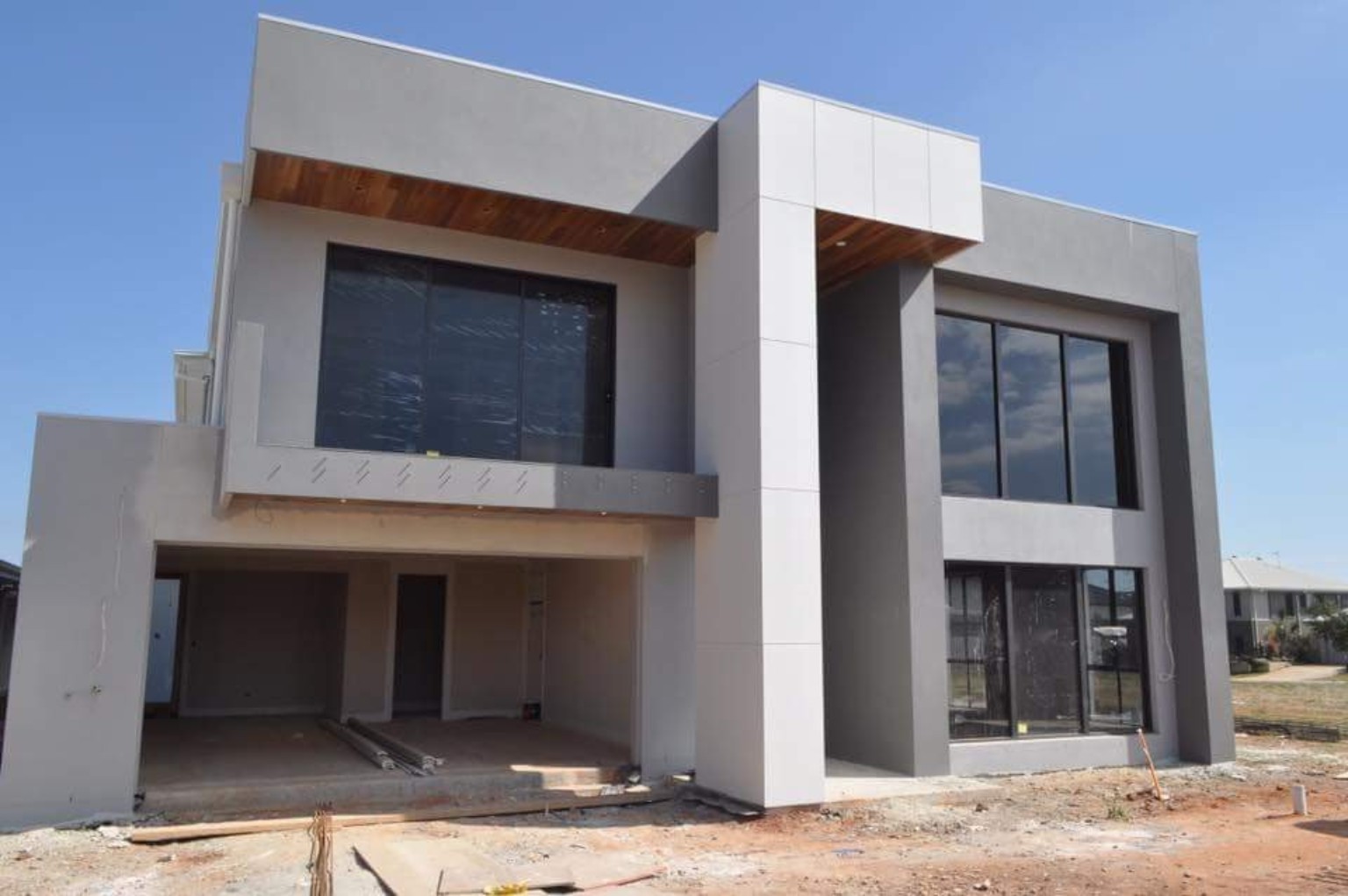 Architectural home plastering